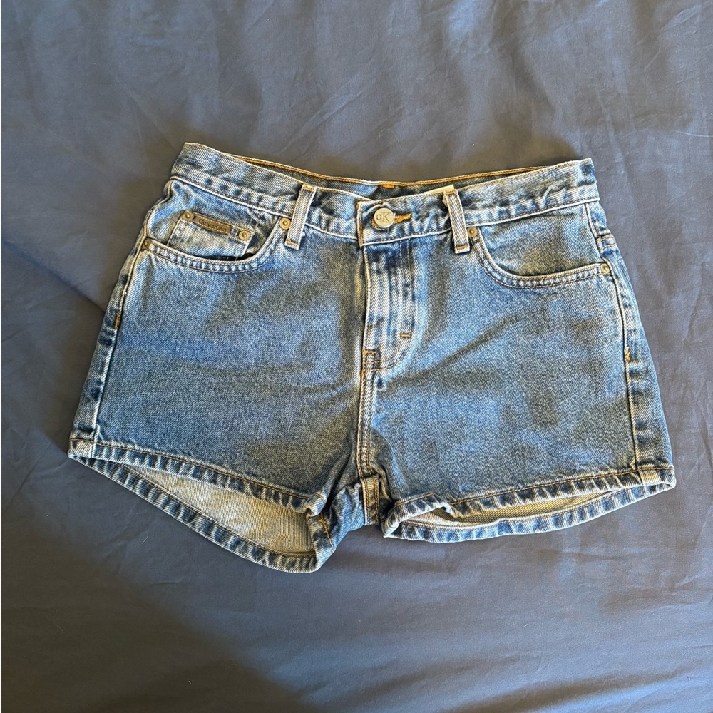 Calvin Klein Blue Denim Women's Shorts Size 3